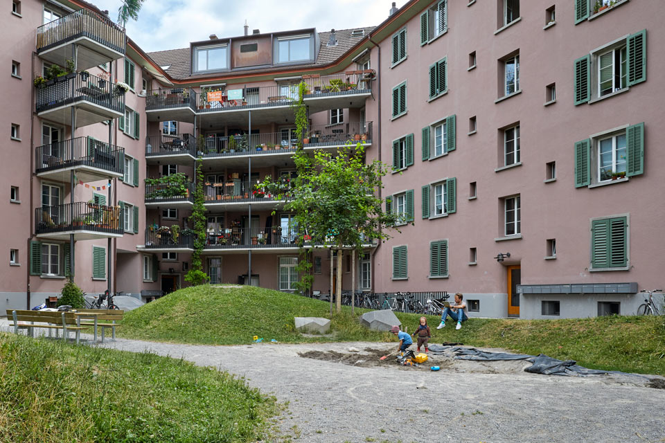 Hofgestaltung Siedlung Sihlfeld Zürich