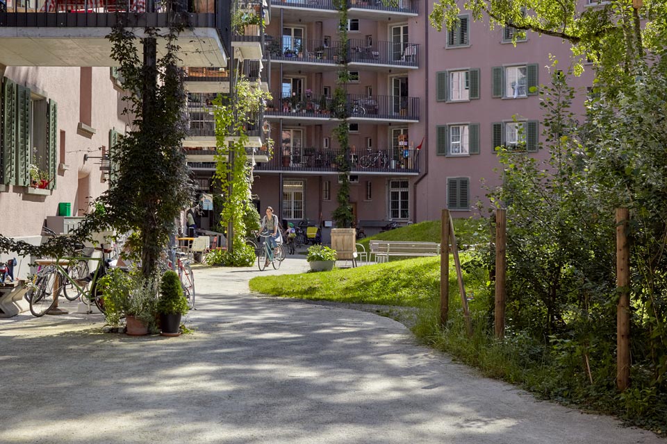 Hofgestaltung Siedlung Sihlfeld Zürich