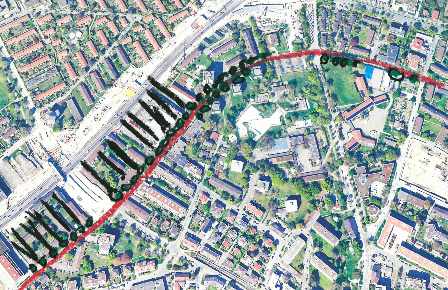 Gesamtüberbauung Baufeld 12 Luegislandstrasse 67-81